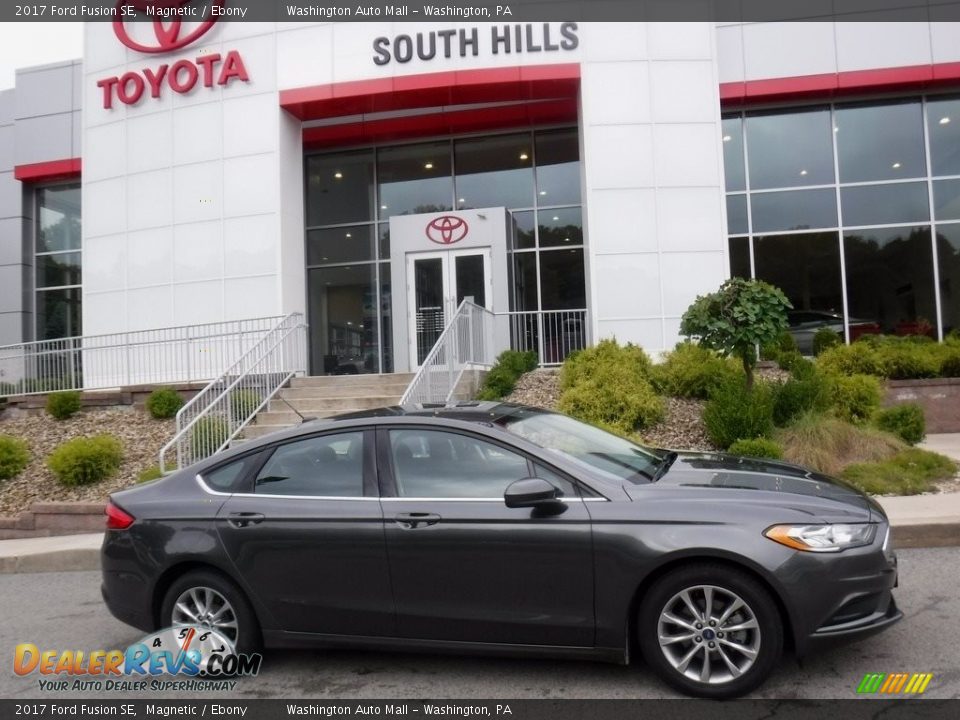 2017 Ford Fusion SE Magnetic / Ebony Photo #2