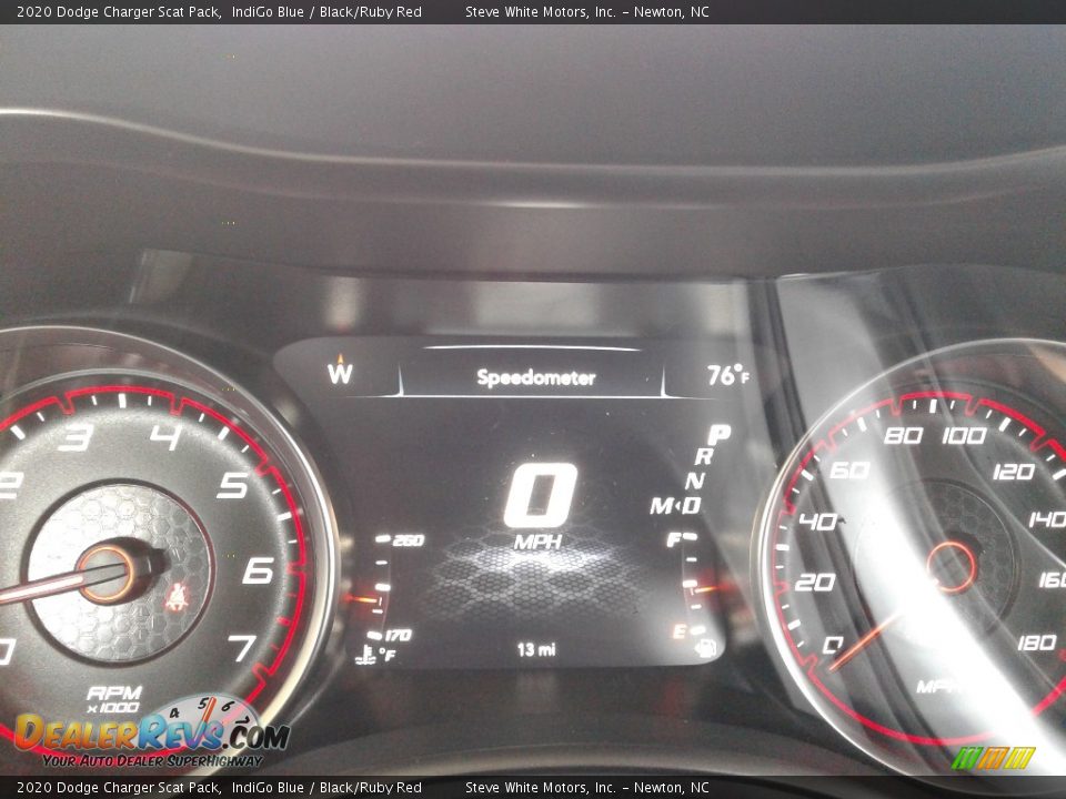 2020 Dodge Charger Scat Pack IndiGo Blue / Black/Ruby Red Photo #21