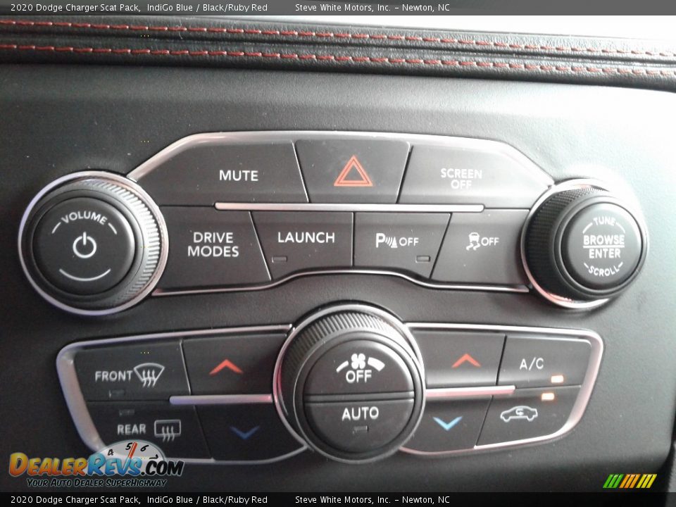 2020 Dodge Charger Scat Pack IndiGo Blue / Black/Ruby Red Photo #25