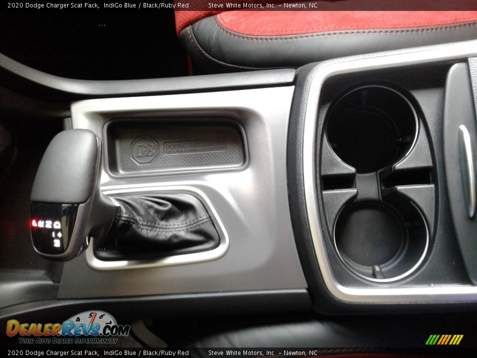 2020 Dodge Charger Scat Pack IndiGo Blue / Black/Ruby Red Photo #26