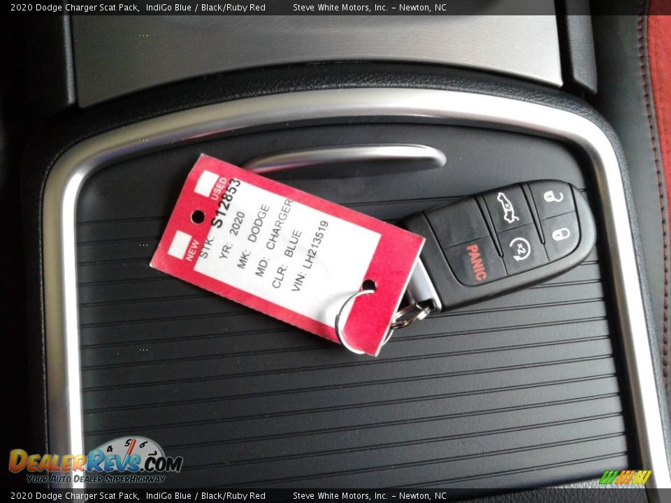 2020 Dodge Charger Scat Pack IndiGo Blue / Black/Ruby Red Photo #29