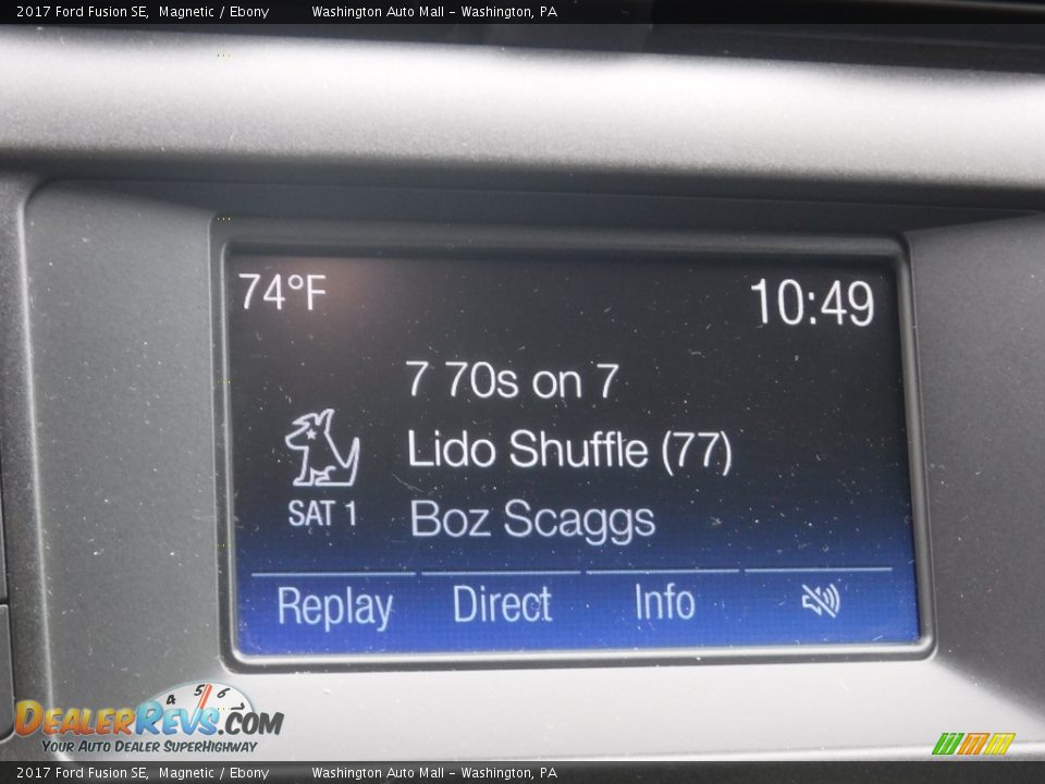 2017 Ford Fusion SE Magnetic / Ebony Photo #19
