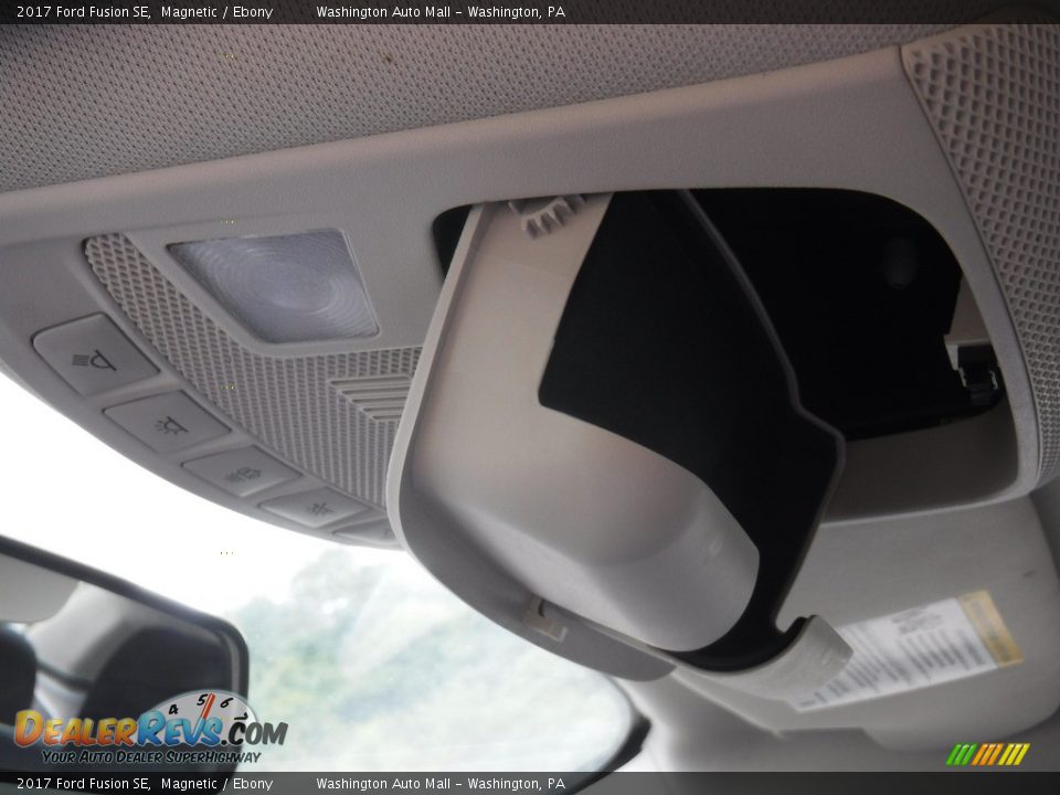 2017 Ford Fusion SE Magnetic / Ebony Photo #21