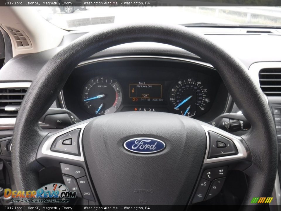 2017 Ford Fusion SE Magnetic / Ebony Photo #22