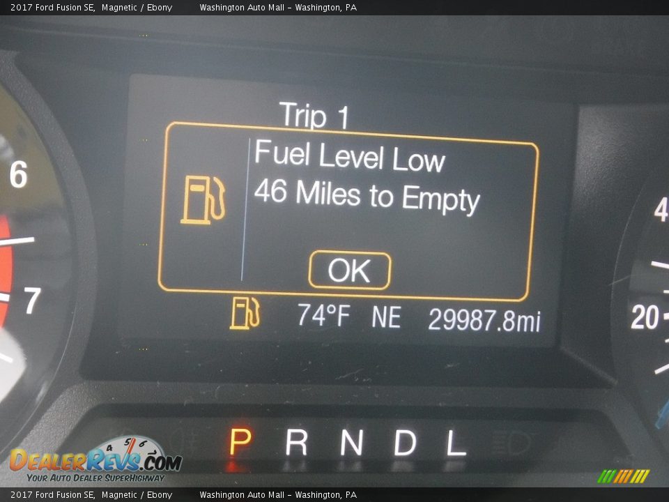 2017 Ford Fusion SE Magnetic / Ebony Photo #27
