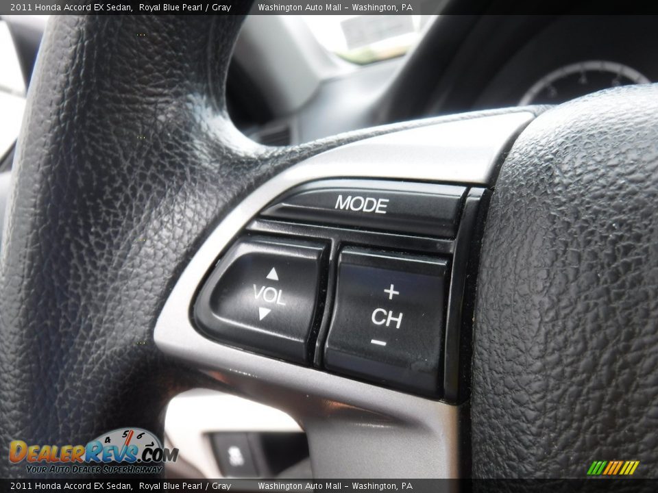 2011 Honda Accord EX Sedan Royal Blue Pearl / Gray Photo #22