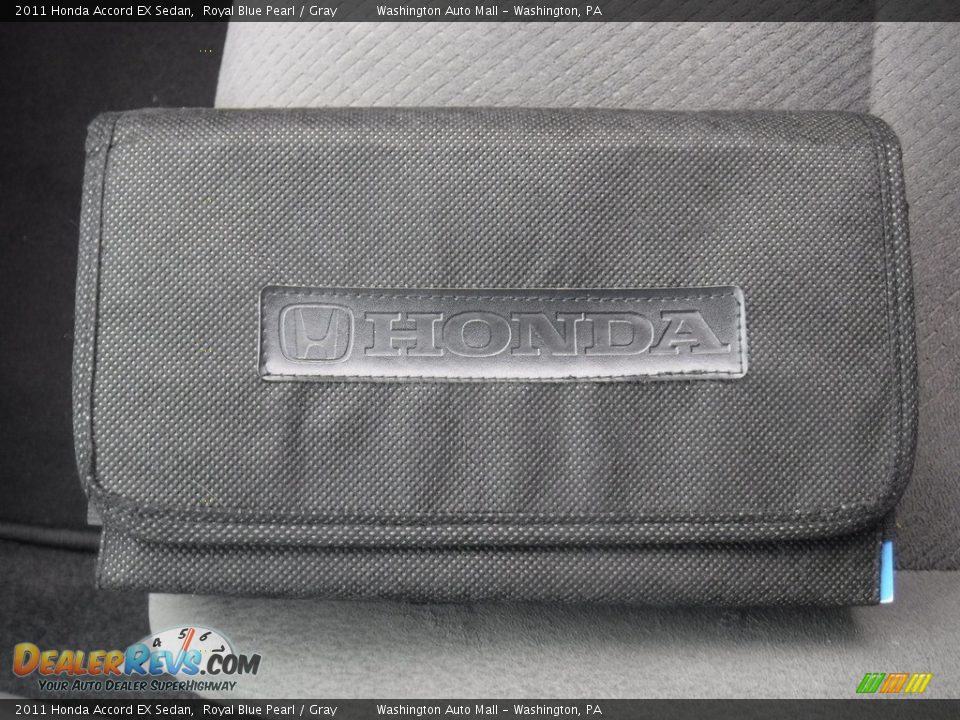 2011 Honda Accord EX Sedan Royal Blue Pearl / Gray Photo #26