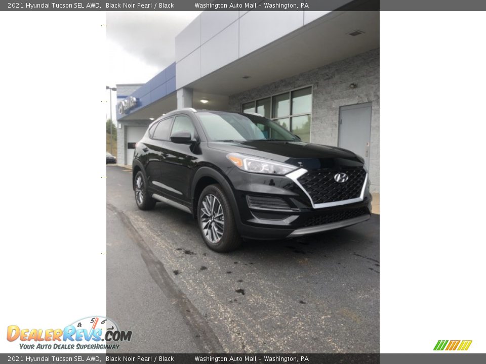 2021 Hyundai Tucson SEL AWD Black Noir Pearl / Black Photo #1