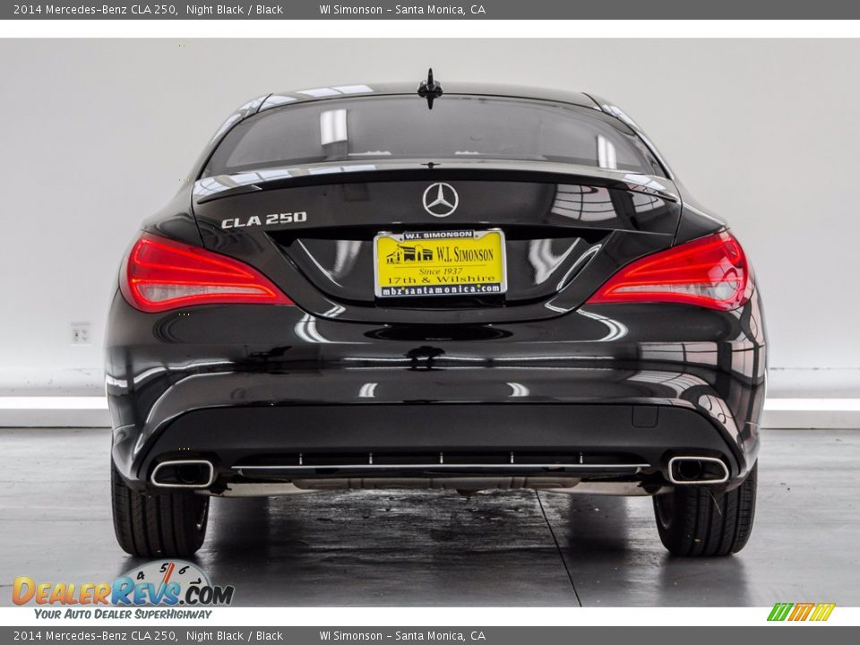 2014 Mercedes-Benz CLA 250 Night Black / Black Photo #3