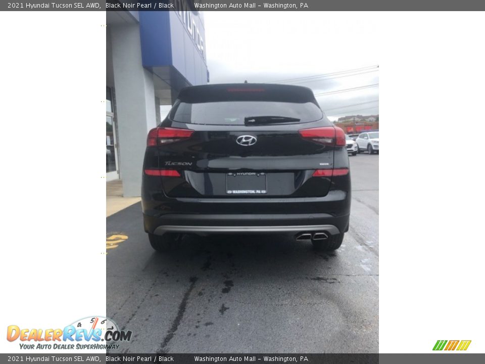 2021 Hyundai Tucson SEL AWD Black Noir Pearl / Black Photo #3