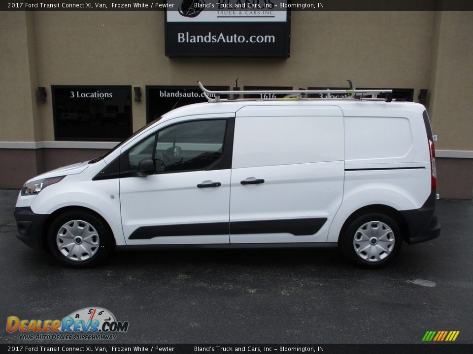 2017 Ford Transit Connect XL Van Frozen White / Pewter Photo #1