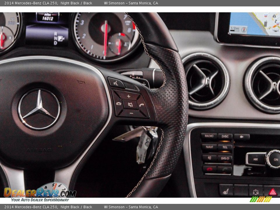 2014 Mercedes-Benz CLA 250 Night Black / Black Photo #17