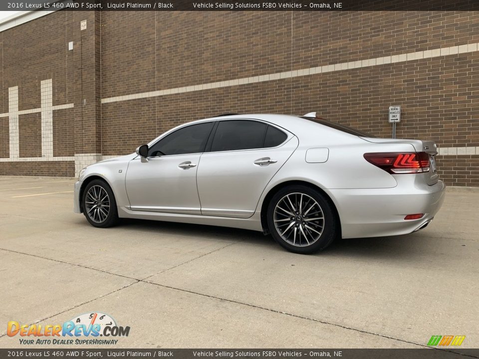 2016 Lexus LS 460 AWD F Sport Liquid Platinum / Black Photo #9