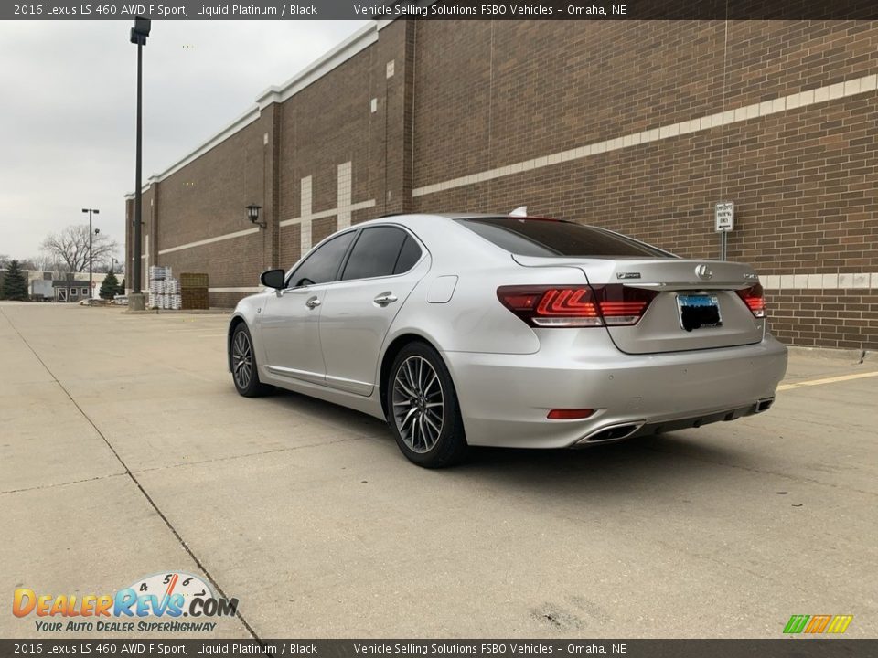 2016 Lexus LS 460 AWD F Sport Liquid Platinum / Black Photo #10