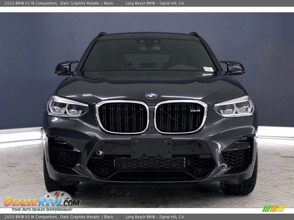 2020 BMW X3 M Competition Dark Graphite Metallic / Black Photo #2