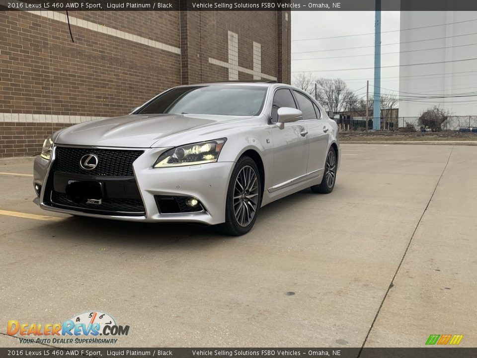 2016 Lexus LS 460 AWD F Sport Liquid Platinum / Black Photo #11