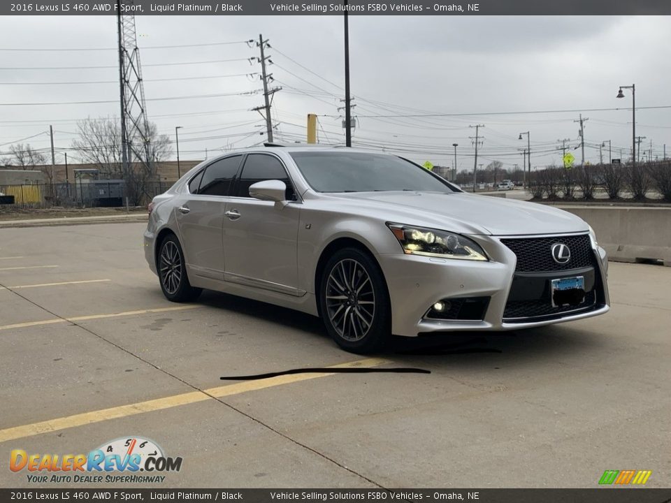 2016 Lexus LS 460 AWD F Sport Liquid Platinum / Black Photo #13