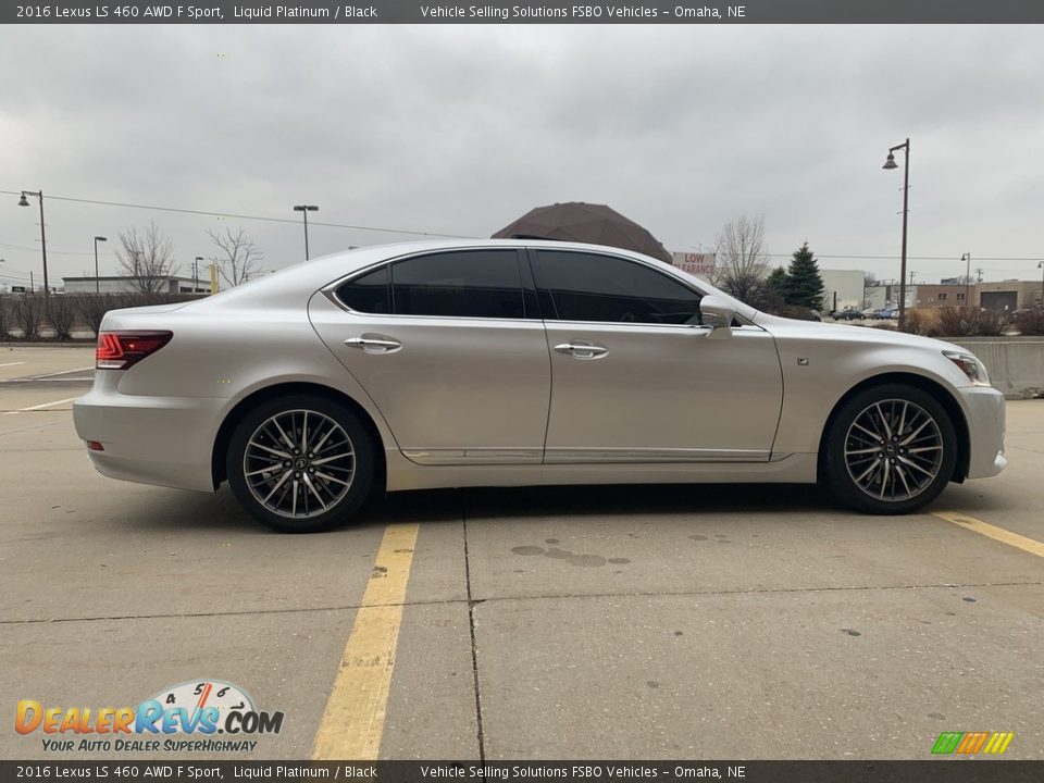 2016 Lexus LS 460 AWD F Sport Liquid Platinum / Black Photo #14