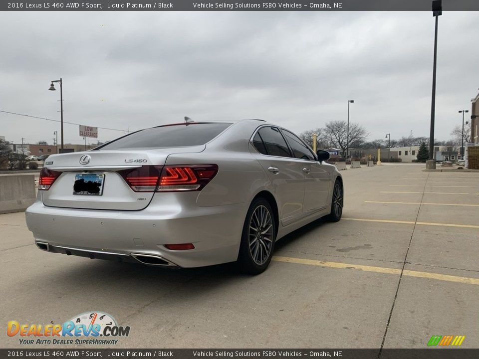 2016 Lexus LS 460 AWD F Sport Liquid Platinum / Black Photo #15