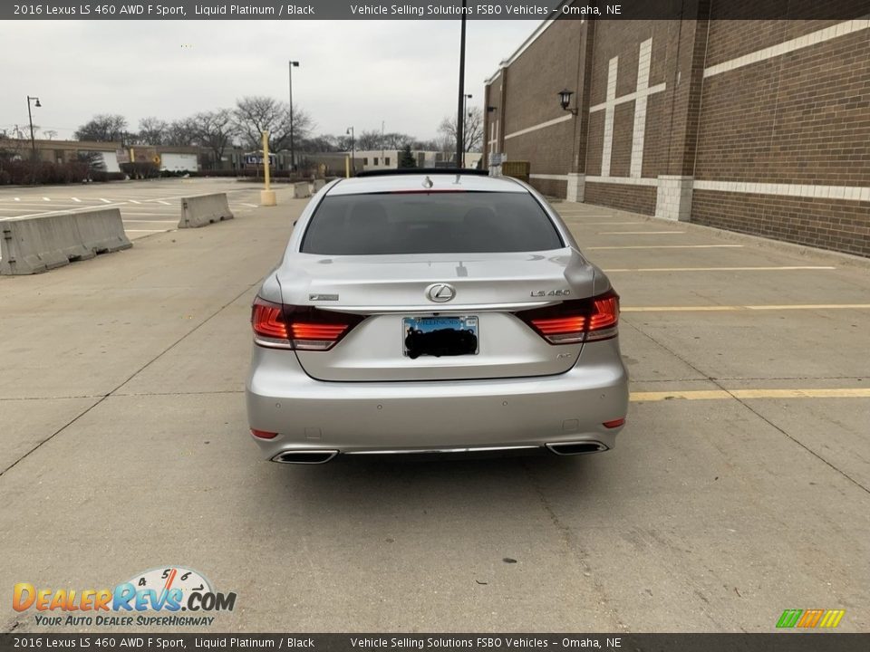 2016 Lexus LS 460 AWD F Sport Liquid Platinum / Black Photo #16