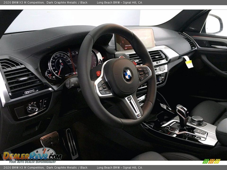 2020 BMW X3 M Competition Dark Graphite Metallic / Black Photo #7