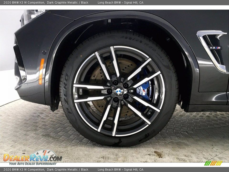 2020 BMW X3 M Competition Dark Graphite Metallic / Black Photo #12