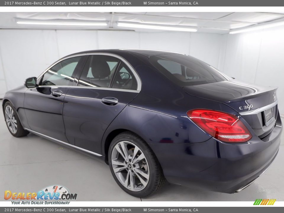 2017 Mercedes-Benz C 300 Sedan Lunar Blue Metallic / Silk Beige/Black Photo #11