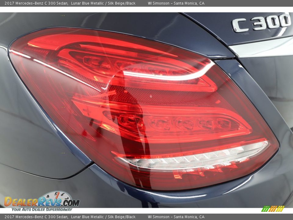 2017 Mercedes-Benz C 300 Sedan Lunar Blue Metallic / Silk Beige/Black Photo #12