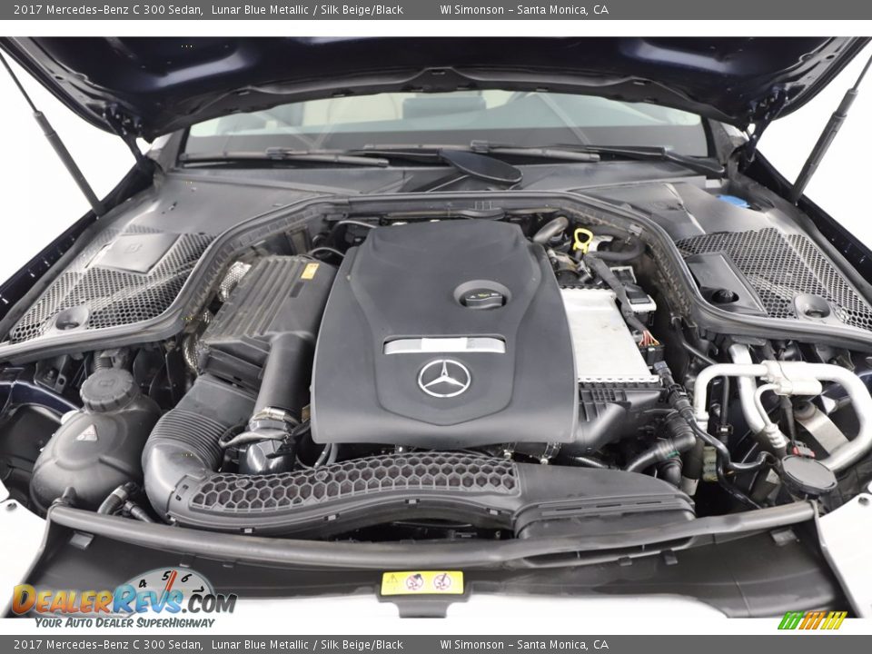 2017 Mercedes-Benz C 300 Sedan Lunar Blue Metallic / Silk Beige/Black Photo #17