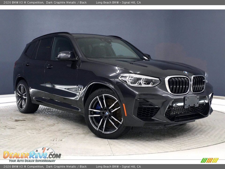 2020 BMW X3 M Competition Dark Graphite Metallic / Black Photo #19