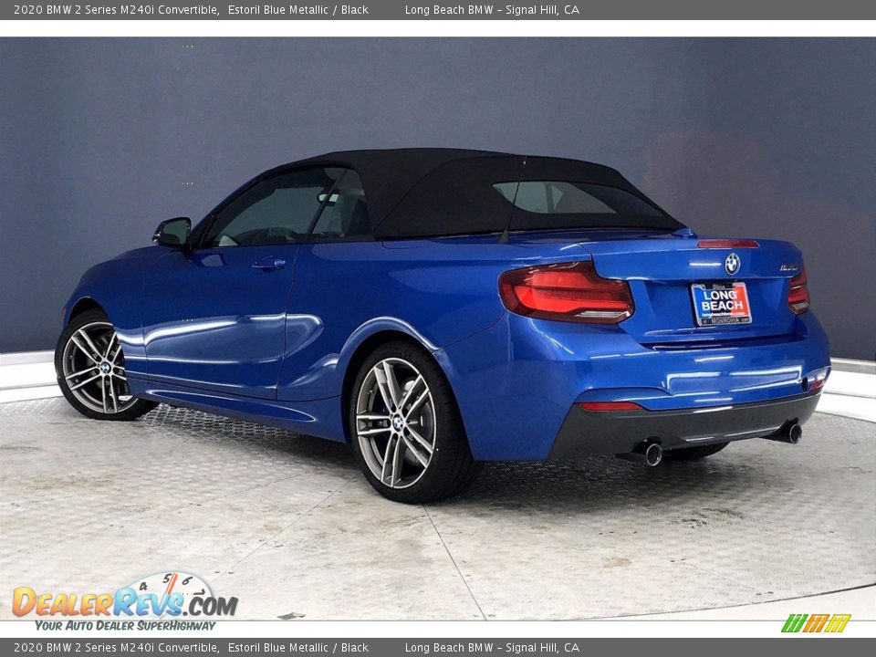 2020 BMW 2 Series M240i Convertible Estoril Blue Metallic / Black Photo #3