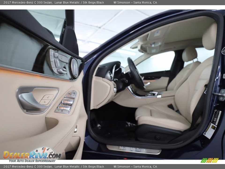 2017 Mercedes-Benz C 300 Sedan Lunar Blue Metallic / Silk Beige/Black Photo #21