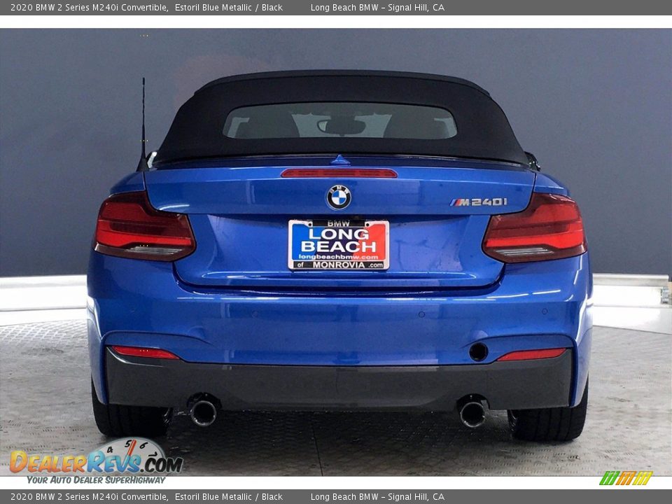 2020 BMW 2 Series M240i Convertible Estoril Blue Metallic / Black Photo #4