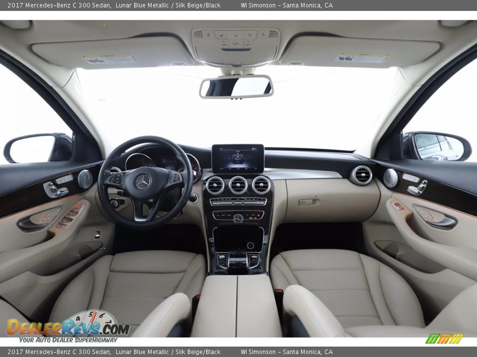 2017 Mercedes-Benz C 300 Sedan Lunar Blue Metallic / Silk Beige/Black Photo #22