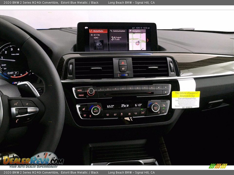 2020 BMW 2 Series M240i Convertible Estoril Blue Metallic / Black Photo #6