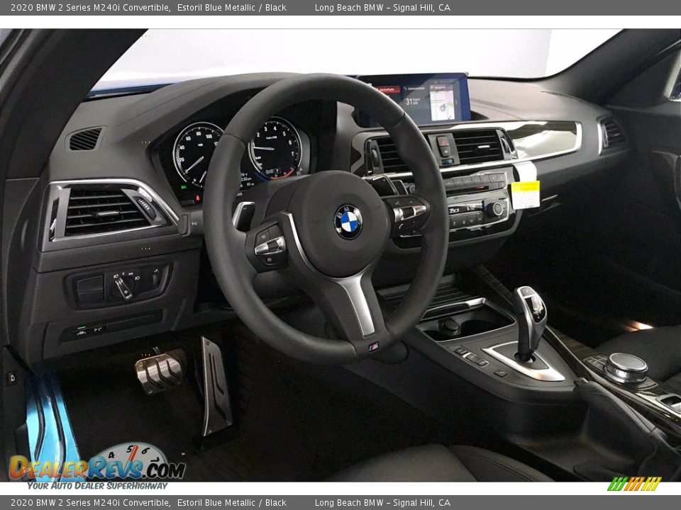 2020 BMW 2 Series M240i Convertible Estoril Blue Metallic / Black Photo #7