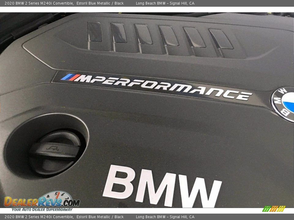 2020 BMW 2 Series M240i Convertible Estoril Blue Metallic / Black Photo #11