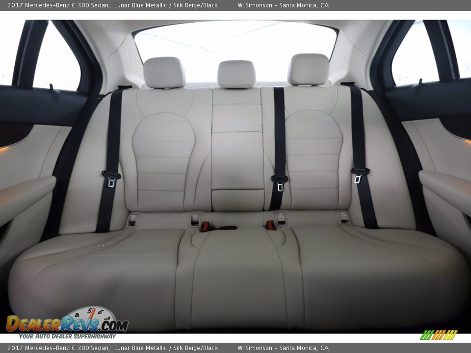 2017 Mercedes-Benz C 300 Sedan Lunar Blue Metallic / Silk Beige/Black Photo #33