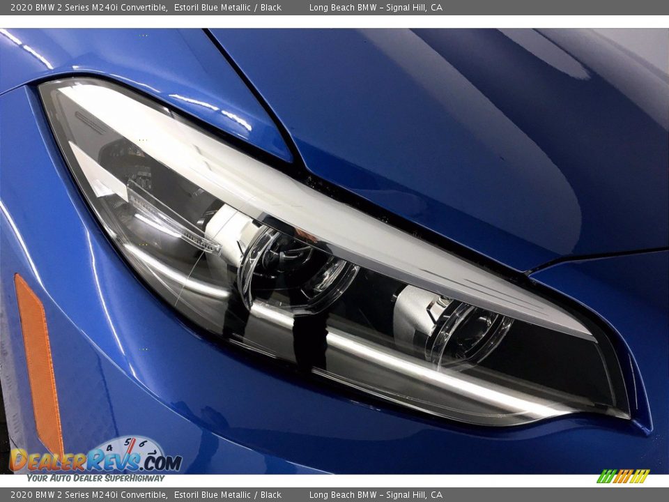 2020 BMW 2 Series M240i Convertible Estoril Blue Metallic / Black Photo #14