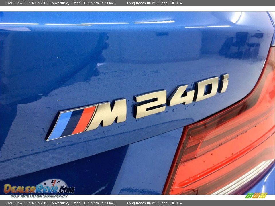 2020 BMW 2 Series M240i Convertible Estoril Blue Metallic / Black Photo #16
