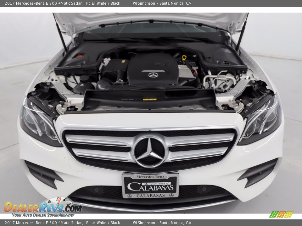 2017 Mercedes-Benz E 300 4Matic Sedan Polar White / Black Photo #16