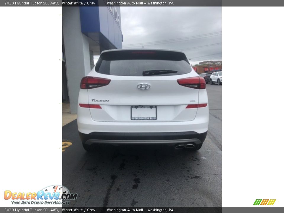 2020 Hyundai Tucson SEL AWD Winter White / Gray Photo #3