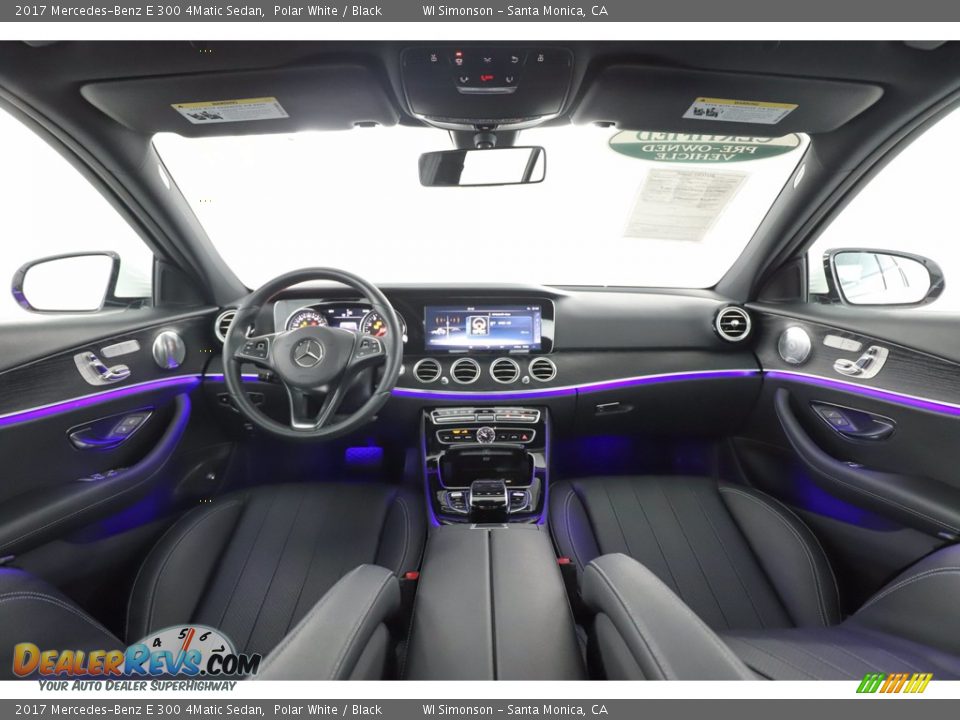 Black Interior - 2017 Mercedes-Benz E 300 4Matic Sedan Photo #22