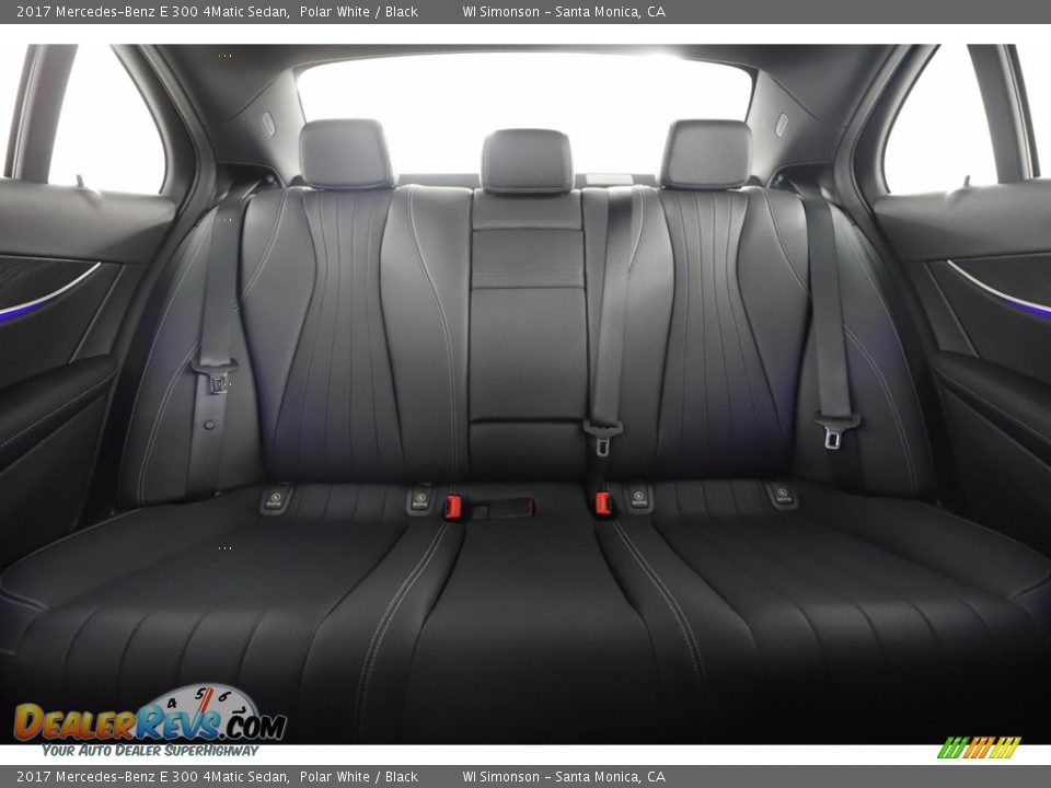 Rear Seat of 2017 Mercedes-Benz E 300 4Matic Sedan Photo #33