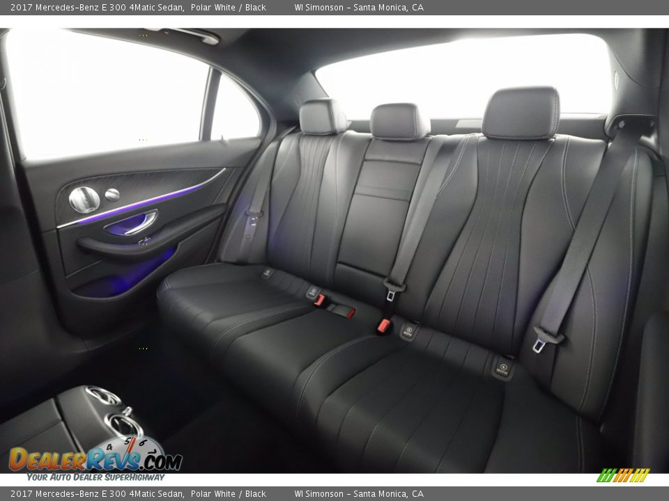 Rear Seat of 2017 Mercedes-Benz E 300 4Matic Sedan Photo #35