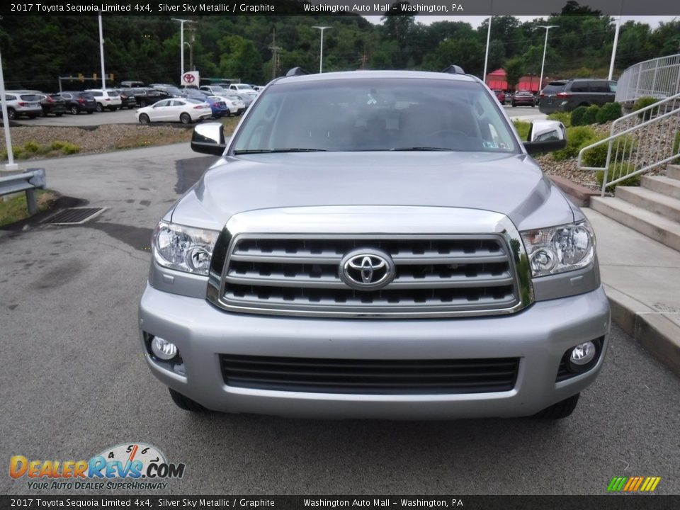 2017 Toyota Sequoia Limited 4x4 Silver Sky Metallic / Graphite Photo #14