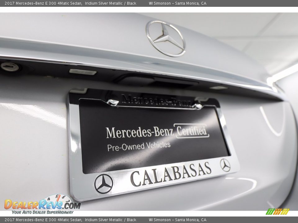 2017 Mercedes-Benz E 300 4Matic Sedan Iridium Silver Metallic / Black Photo #10