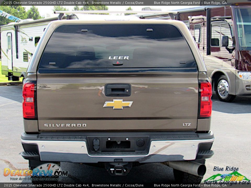 2015 Chevrolet Silverado 2500HD LTZ Double Cab 4x4 Brownstone Metallic / Cocoa/Dune Photo #4