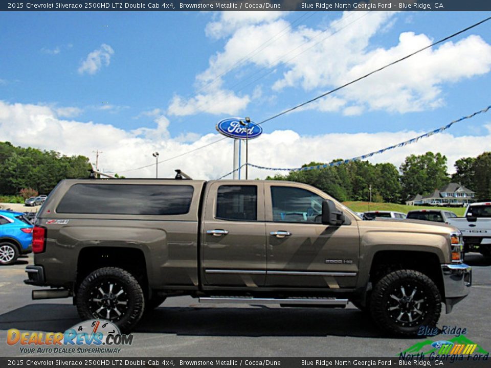 Brownstone Metallic 2015 Chevrolet Silverado 2500HD LTZ Double Cab 4x4 Photo #6