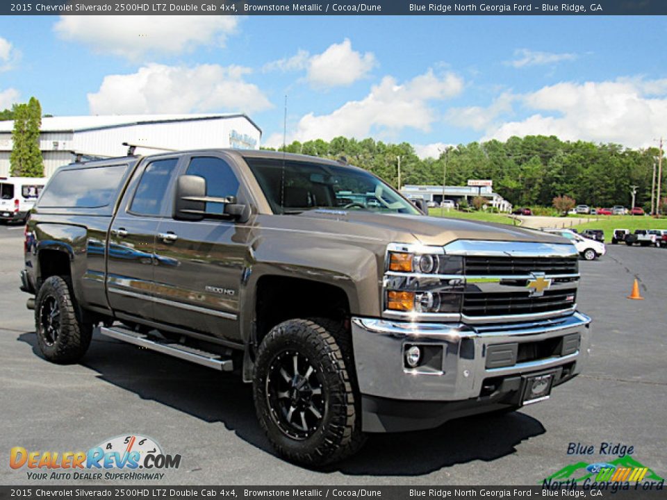 Brownstone Metallic 2015 Chevrolet Silverado 2500HD LTZ Double Cab 4x4 Photo #7